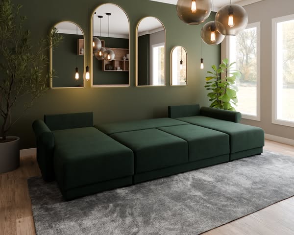 Luxury U-Shape Sofa Beds