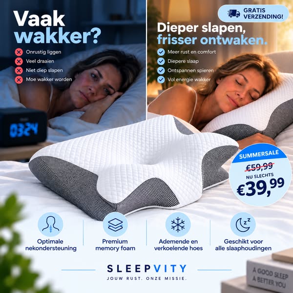 Vaak wakker? Ervaar meer slaapcomfort