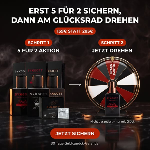 5 FÜR 2 SICHERN. MIT GLÜCK GRATIS HEARBREAKER BARTÖL ABSTAUBEN!