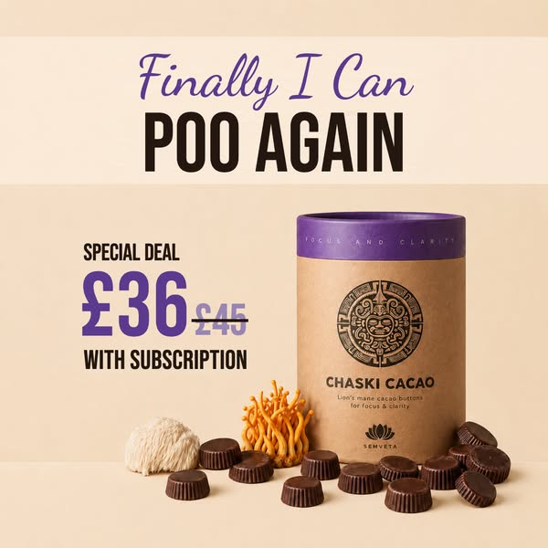 The First Superfood Chocolate Button
