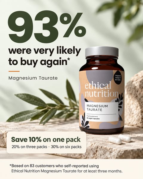 Support Your Heart & Sleep Better. Try Magnesium Taurate