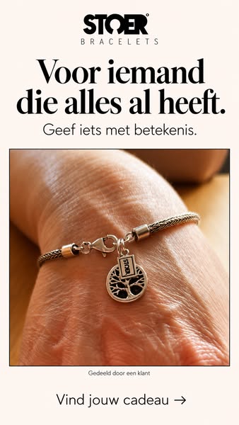Zo staat hij dus in het echt.