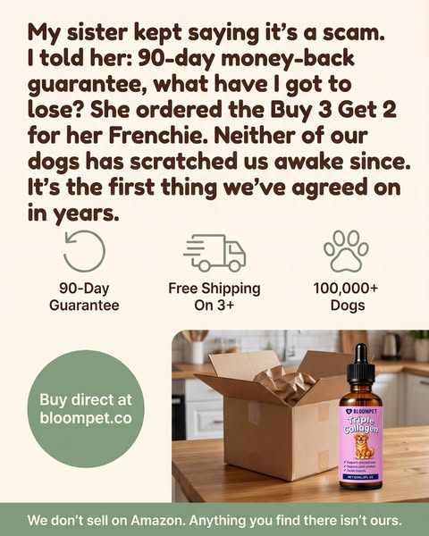 My sister said scam. Then her Frenchie.