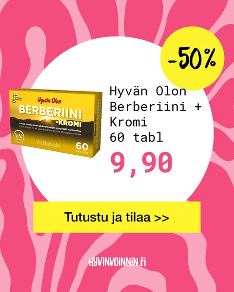 Hyvän Olon Berberiini + Kromi -50%