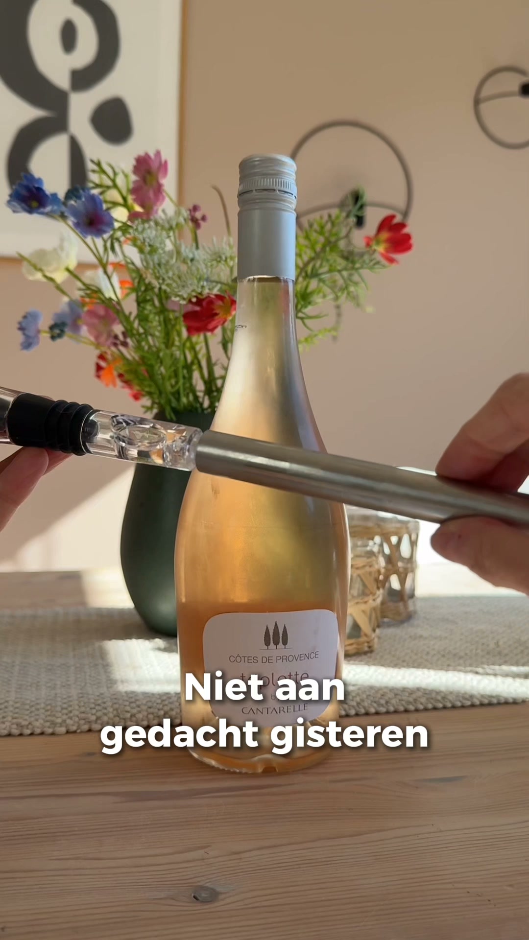 Geen schema nodig voor koude rosé.
