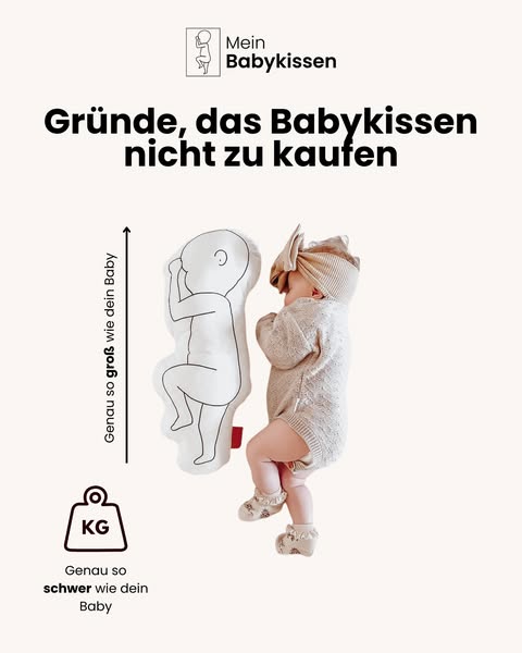 1:1 wie bei der Geburt – mit Gewicht & Größe