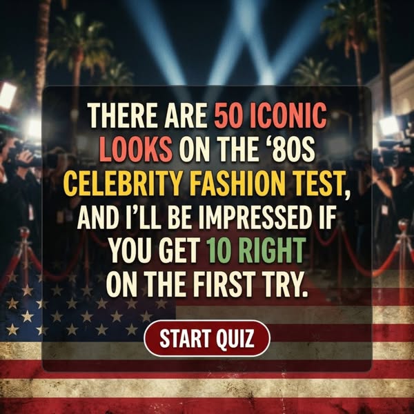 Can You Pass This 80s Celebrity Fashion Quiz?