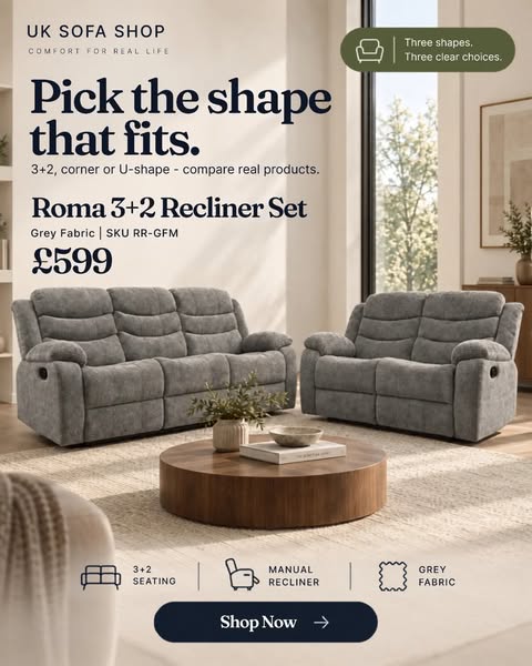 Roma 3+2 · £599