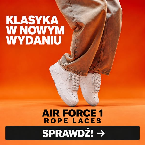 Nike Air Force 1 Rope Laces – klasyka w nowym wydaniu