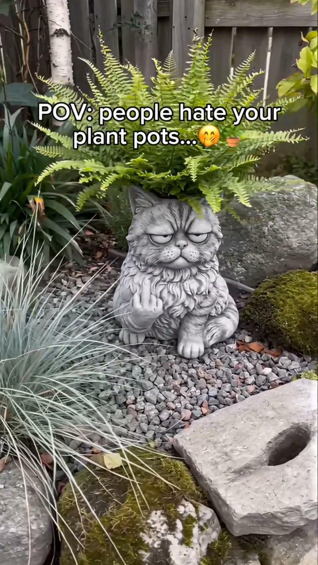 Funny French Bulldog Planter Pot