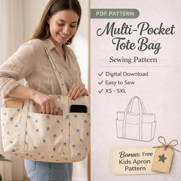 90% Off Tote Bag Sewing Pattern