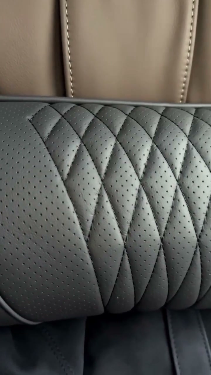 Premium Car Seat Headrest & Lumbar Support Cushion