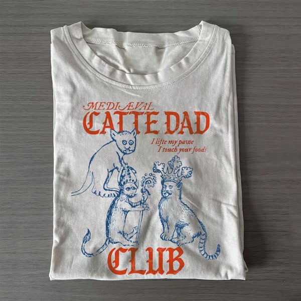 Medieval Cat Dad T-Shirt