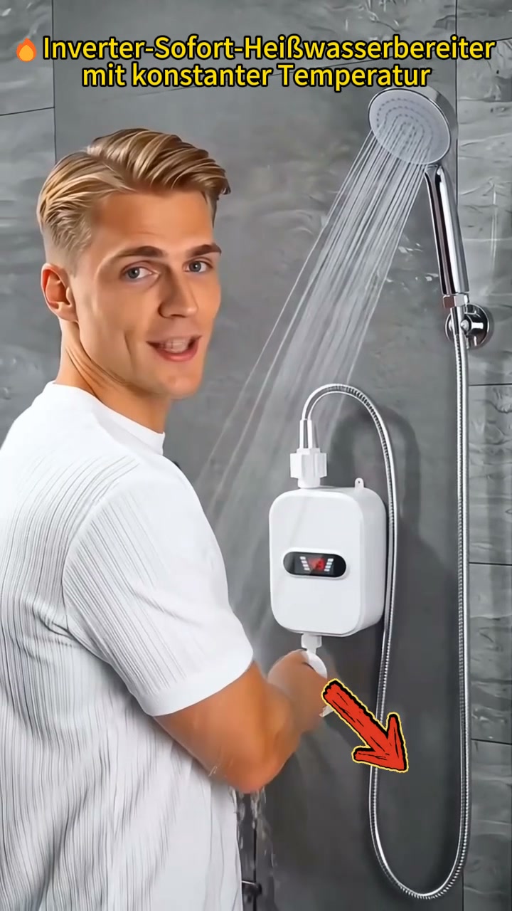 Durchlauferhitzer – Warmes Wasser in nur 3 Sekunden‼