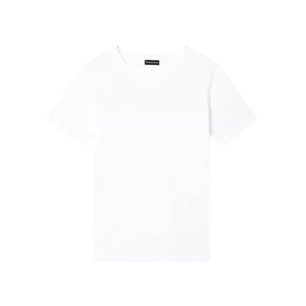 EMPΉIO ARMANI PIMA JERSEY T-SHIRT ΜΠΛΟΥΖΑ 8N2T92-2J87Z-0100-ΛΕΥΚΟ ΟΠΤΙΚΟ
