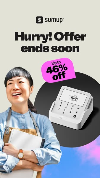 SumUp products for less