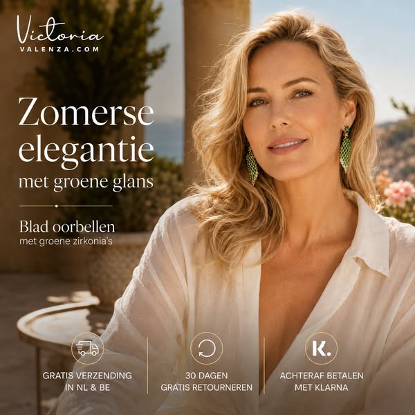 Zomerse elegantie met groene glans