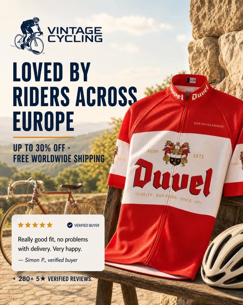 Anúncio de Vintage Cycling