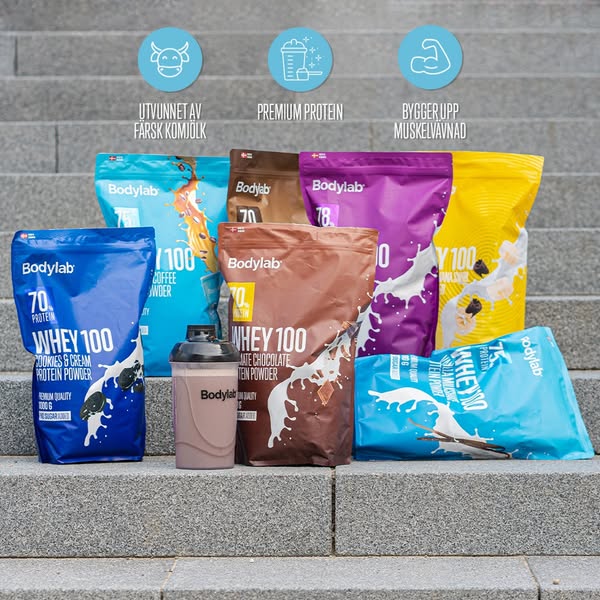 Bodylab Whey 100 (1kg) 269 SEK - Snabb leverans
