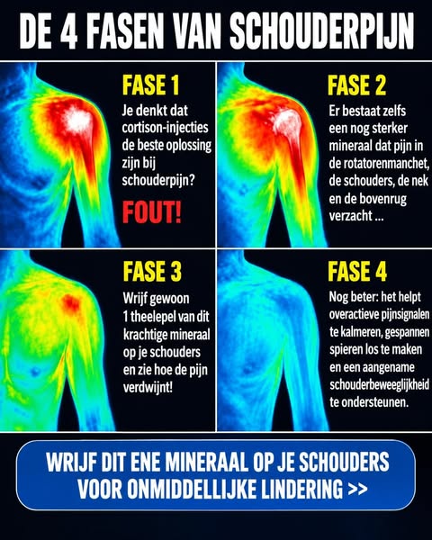 Beste mineraal voor "verlichting" van schouderpijn?