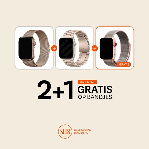 2+1 GRATIS op alle bandjes