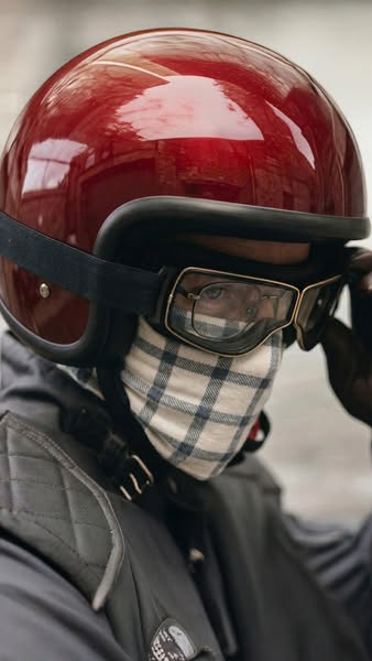 Vintage Motorcycle Goggles - FIT OVER GLASSES