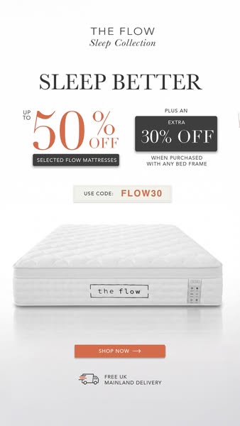 Up to 50% Off Flow Mattresses