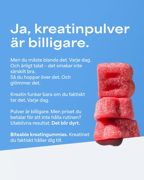 Kreatinet du faktiskt håller fast vid
