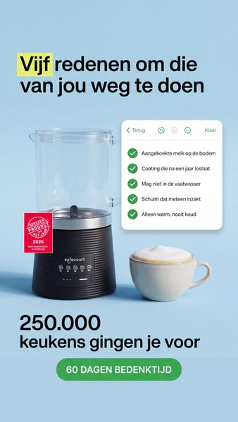 Product van het Jaar 2025 en volledig PFAS-vrij!