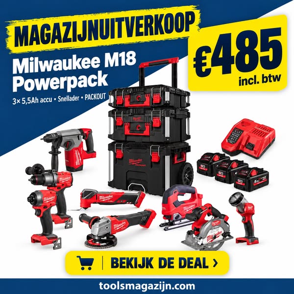 Milwaukee M18 Powerpack – €485