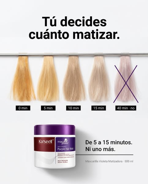 Es naranja. Y en 15 minutos deja de serlo.