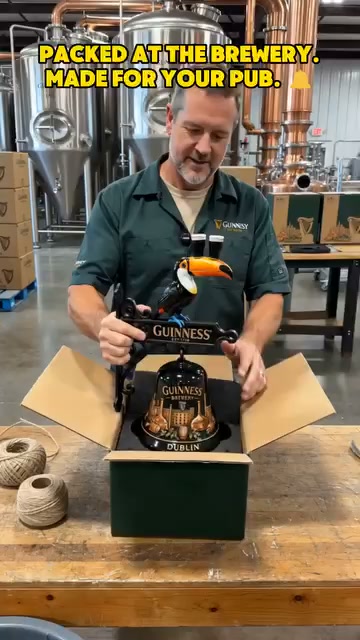 Guinness Toucan Cast Iron Door Bell