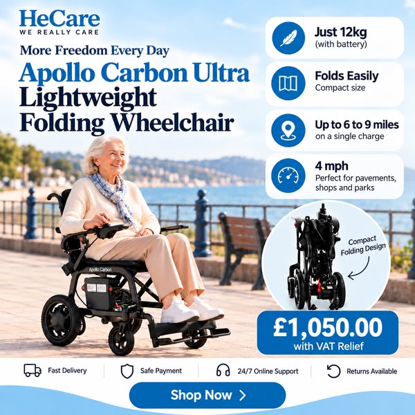 Ultra Lightweight Folding Powerchair (12kg)