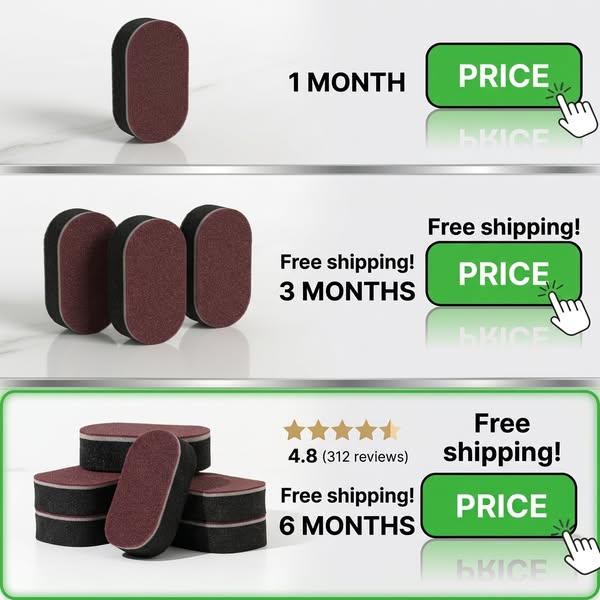 3 pads + free scrub cloth. £29.95 delivered.