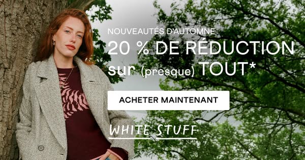 20 % sur les pièces pour temps froid
