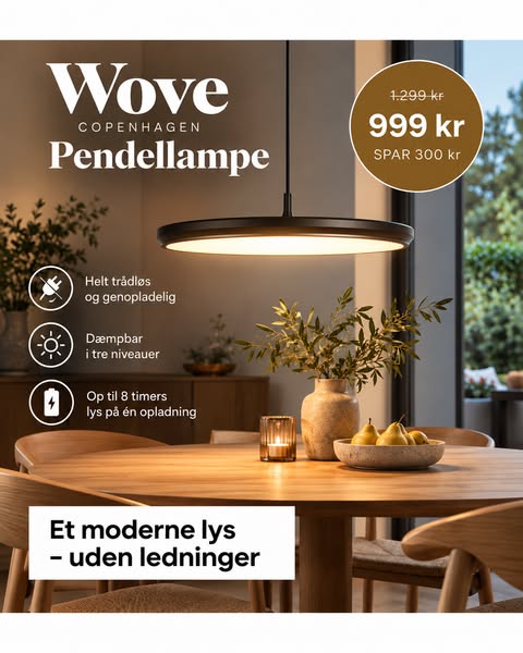 Trådløs lys, ingen kabel