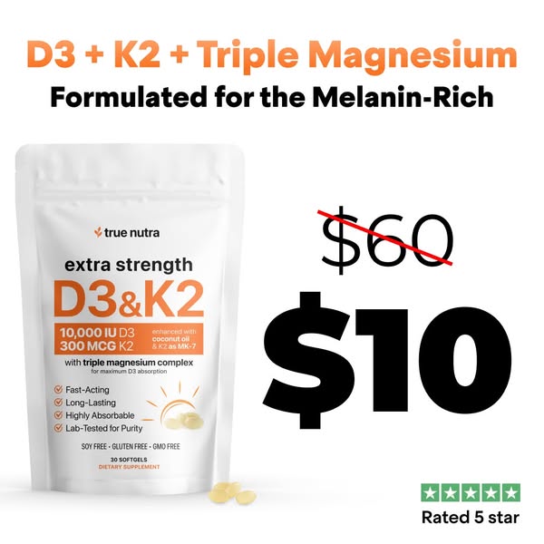 O criativo por trás: Vitamin D3 & K2