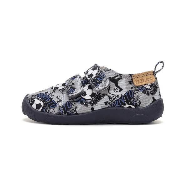 Kapcie dziecięce barefoot C086-62397B Dove Grey