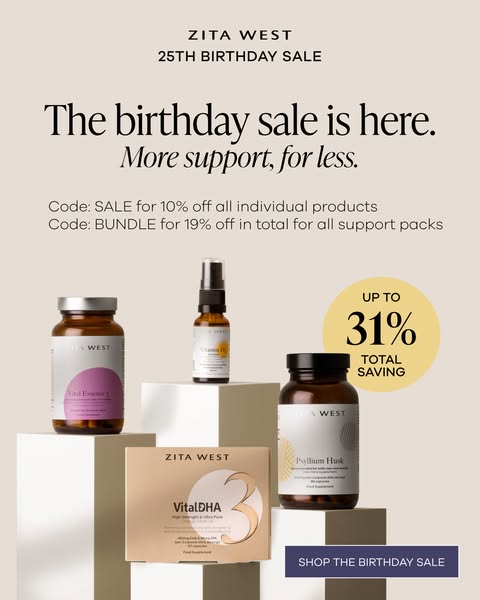 Zita West Birthday Sale
