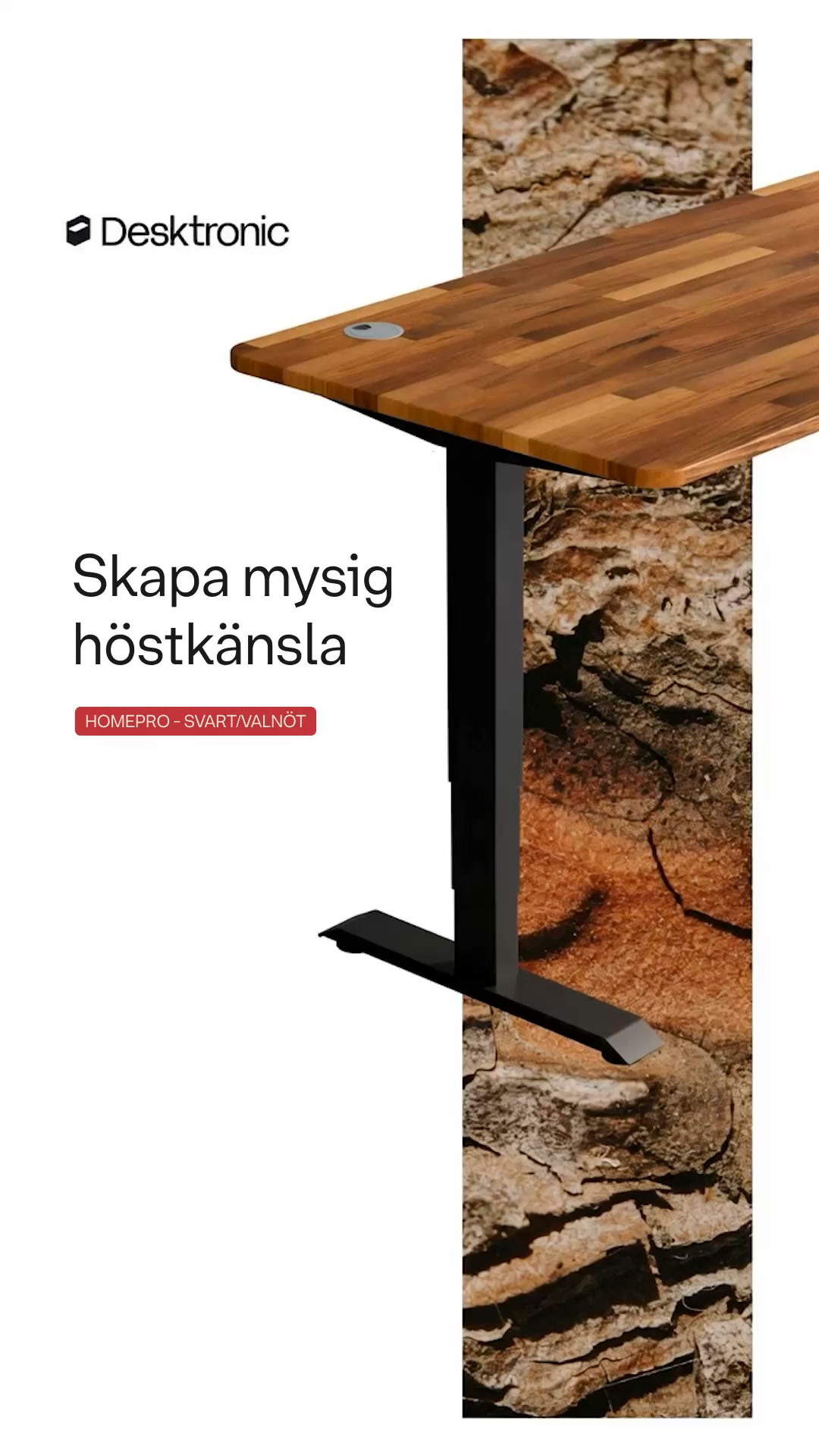 Mysig höst. Nytt skrivbord.