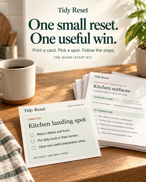 A Clear Plan for a Calmer Home