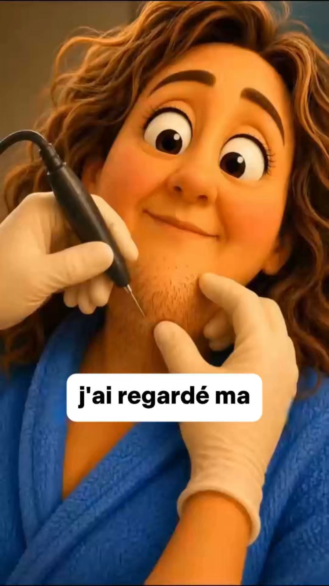 Empêchez vos poils du menton de repousser.