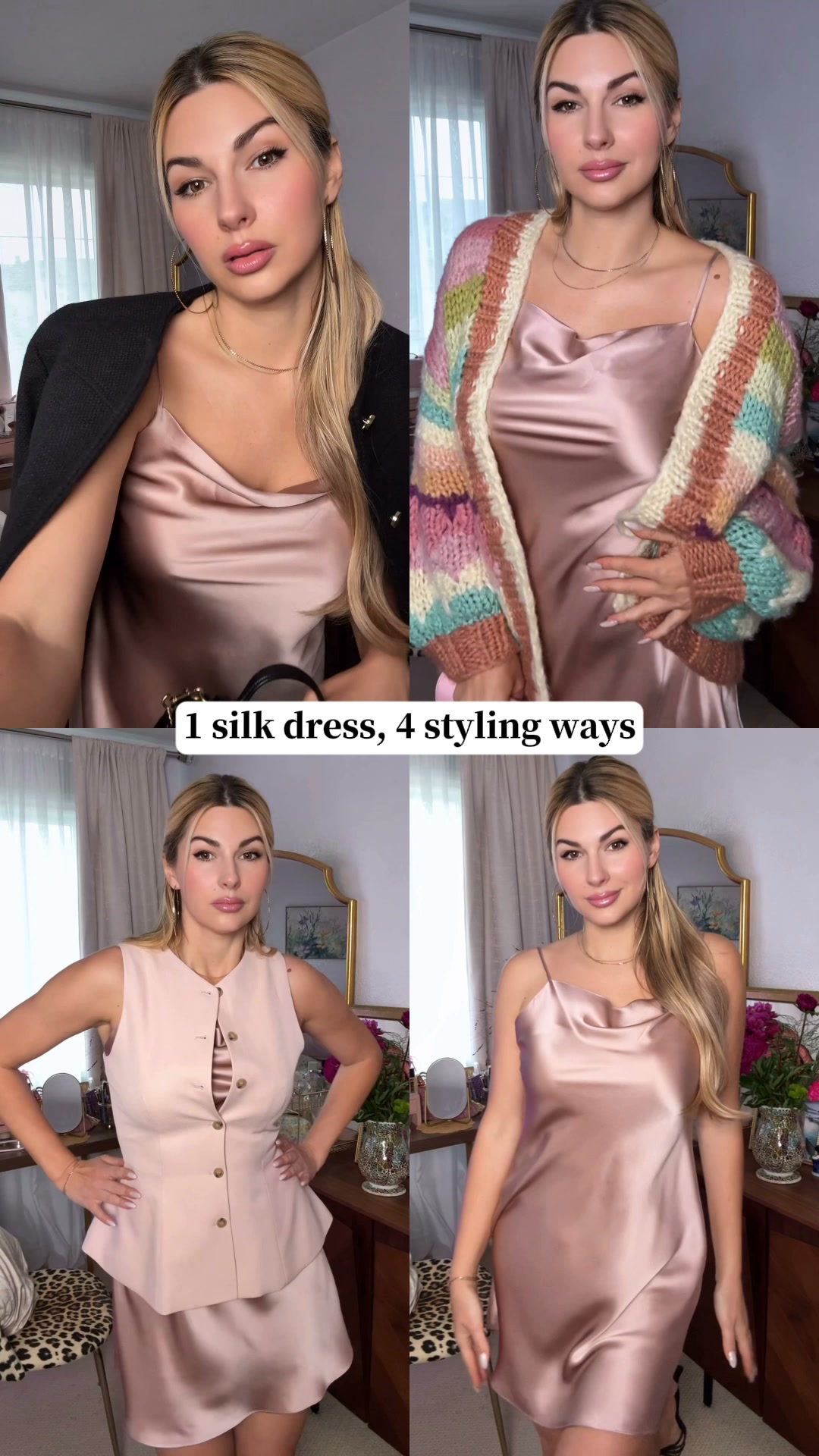 100% Pure Mulberry Silk Dress
