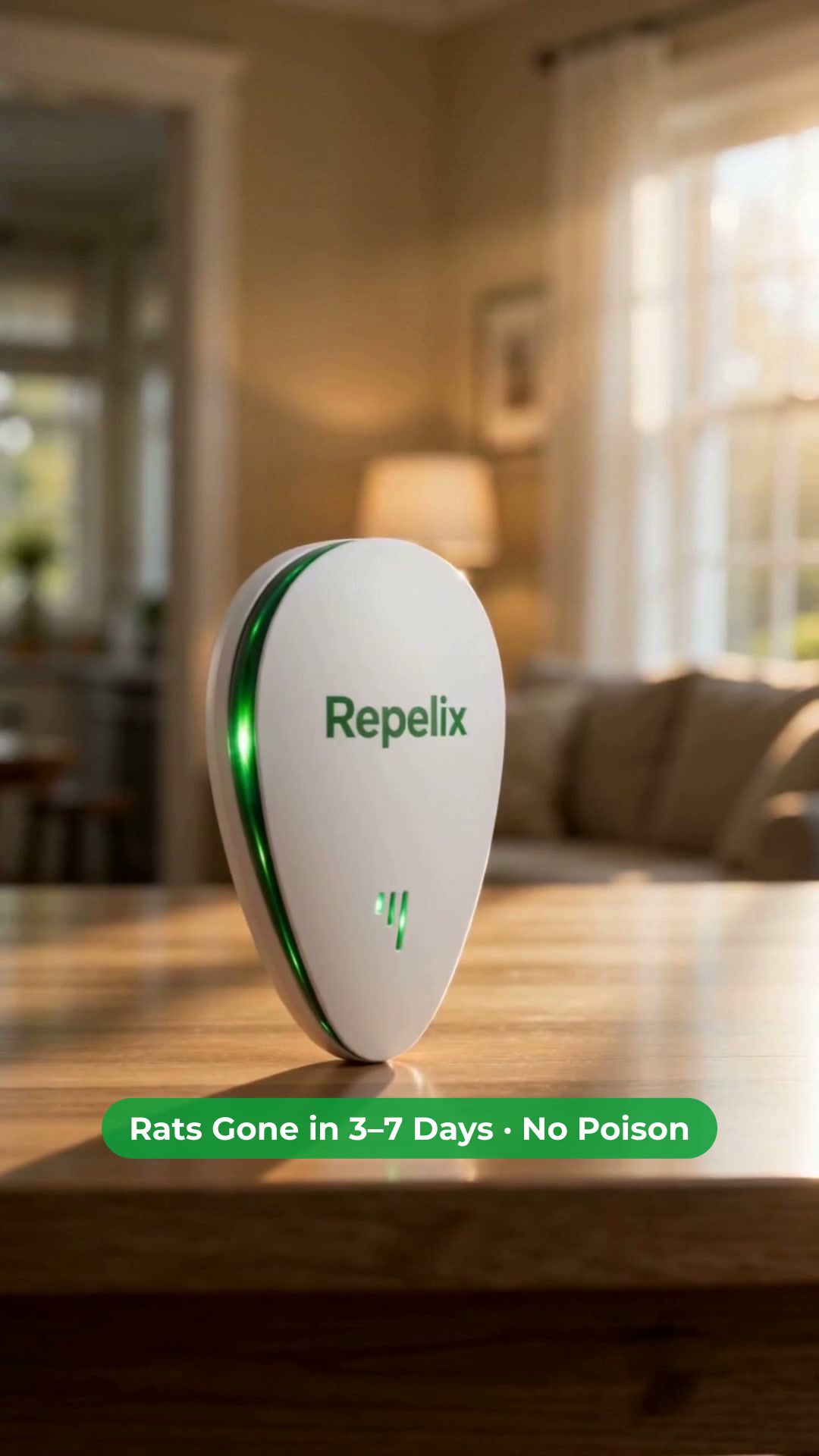 Rats Gone. No Poison Needed.