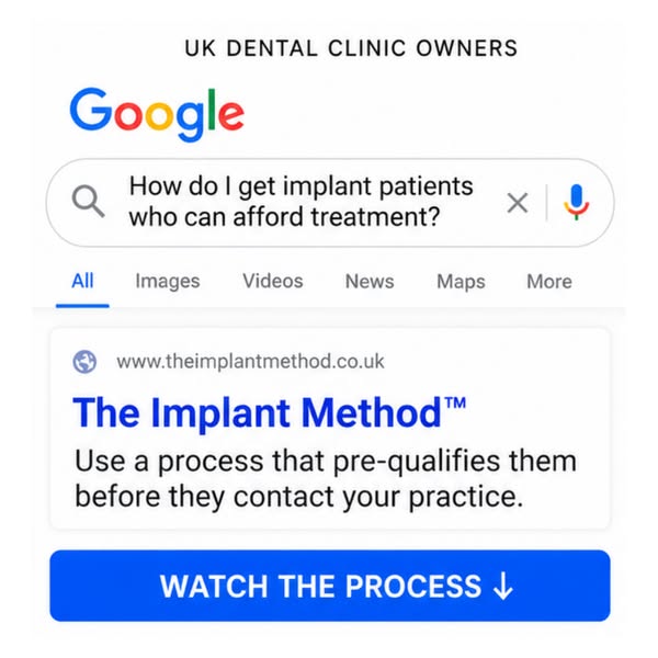 [dentists] get 3-5 new implant patients per month