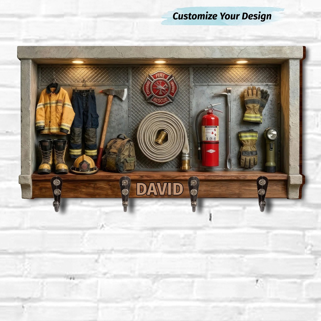 Celebrate Your Hero with this Exclusive Firefighter Key Holder