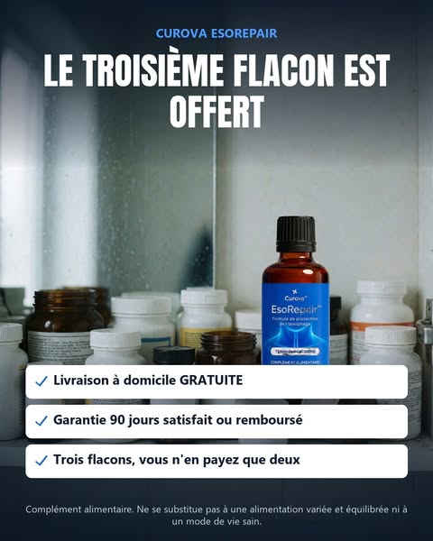 Le troisième flacon est offert