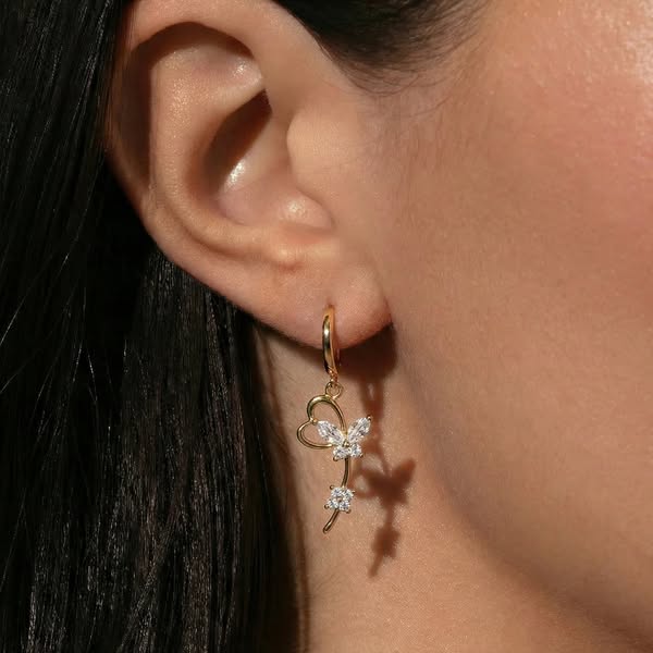 Flutterheart Drop Earrings