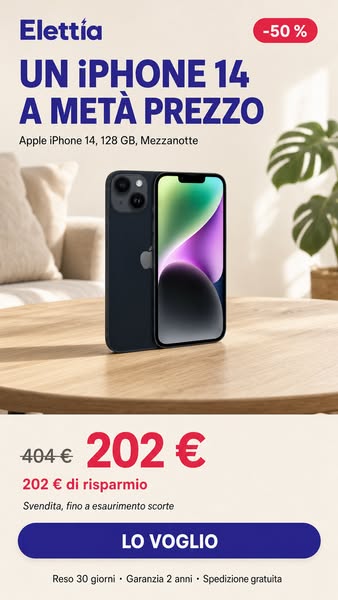 iPhone 14 a metà prezzo