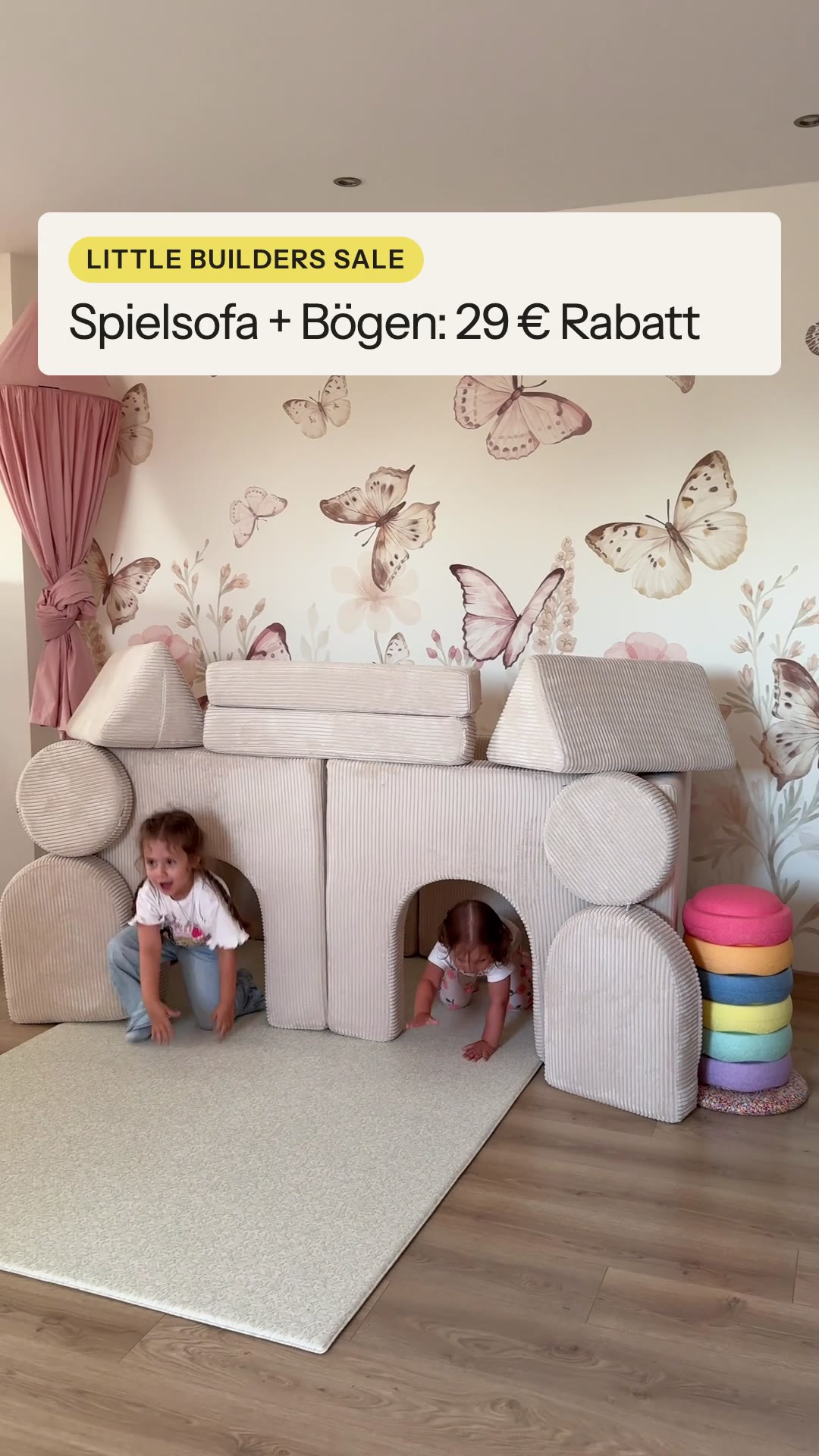 Spielsofa + Bögen: 29 € Rabatt im Set